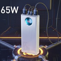 Power bank Baseus 30000 mAh 65W с LED дисплеем белый